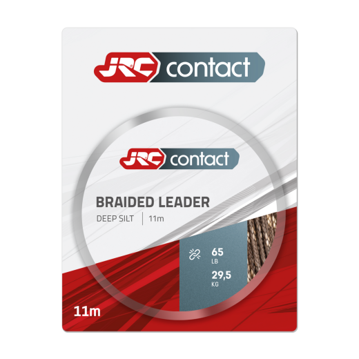 JRC Contact Braided Leader Deep Silt 65lb - 11m