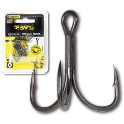 Black Cat Curved Point Treble Hook DG #1/0
