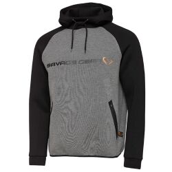 Savage Gear TEC-Foam Hoodie L DARK GREY MELANGE
