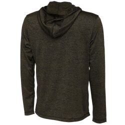Savage Gear Fighter Stretch Hoodie L BURNT OLIVE MELANGE