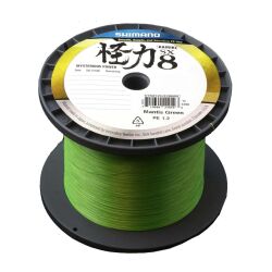 Angelrolle bespulen mit Shimano Kairiki 8 - Mantis Green 125 Meter 12,0 kg | 0,19 mm