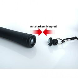 Jenzi Magnetkescher gummiert mit Magnet-Clip groß