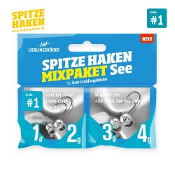 Lieblingsk&ouml;der Spitze Haken #1 Mixpaket See