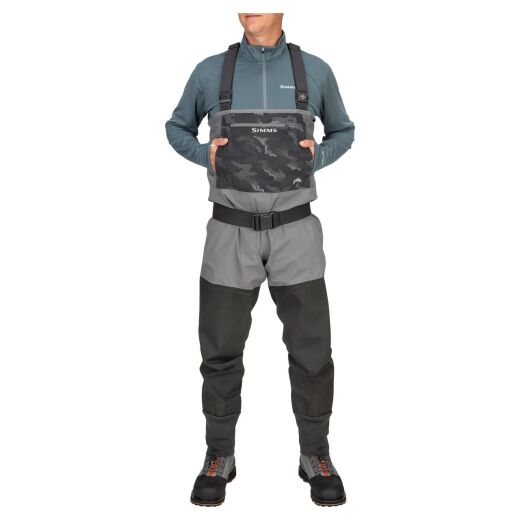 Simms Guide Classic Stockingfoot Wathose Carbon