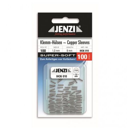 Jenzi Klemm-Hülsen 8 mm ID 1,4 mm