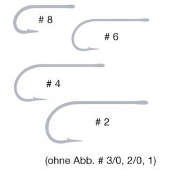 Tiemco TMC 811 S Salzwasser Fliegenhaken # 2