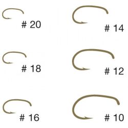 Tiemco TMC 2487 Bachfloh und Caddy Haken # 10