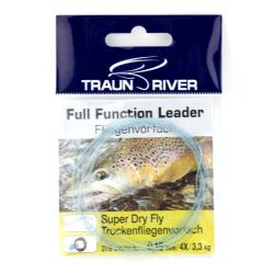 Traun River Super Dry Fly Vorfach 9  ft./Schlaufe