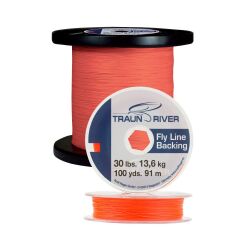 Traun River Backing 20 lbs/50 yds orange