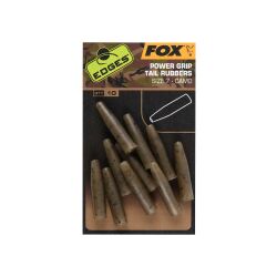 Fox Edges Camo Powergrip tail rubbers size 7x 10pcs