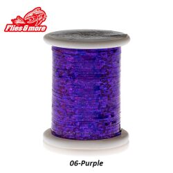 Flies &amp; More Holografik Tinsel 0,4mm 30m Purple