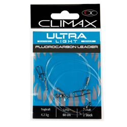 Climax Ultra Fluorocarbon Raubfischvorfach mit Wirbel und...