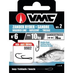 VMC Zander Ryder Rot Kevlar-Vorfachhaken, 70 cm #6