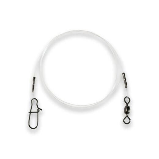 Climax Ultra Fluorocarbon Raubfischvorfach mit Wirbel und Snap, 60 cm