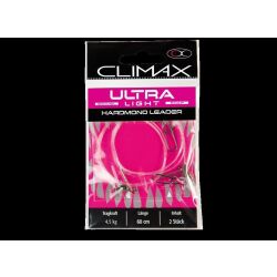 Climax Ultra Light Flexsteel 5 kg Stahlvorfach mit Wirbel und Snap