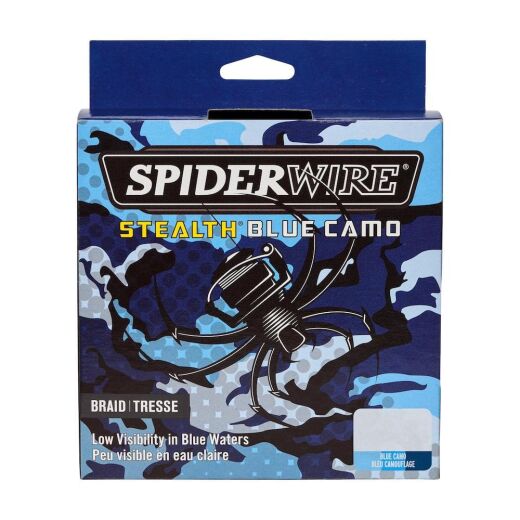 Spiderwire Stealth Smooth8 X8 PE Braid Blue Camo "Bavarian Camouflage", 150m