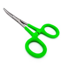 FlyZen Rubber Grip Forceps, gebogen