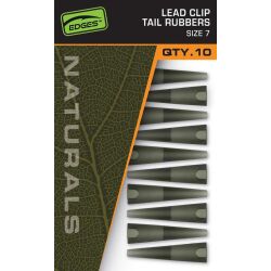 Naturals Size 7 Lead Clips Tail Rubbers