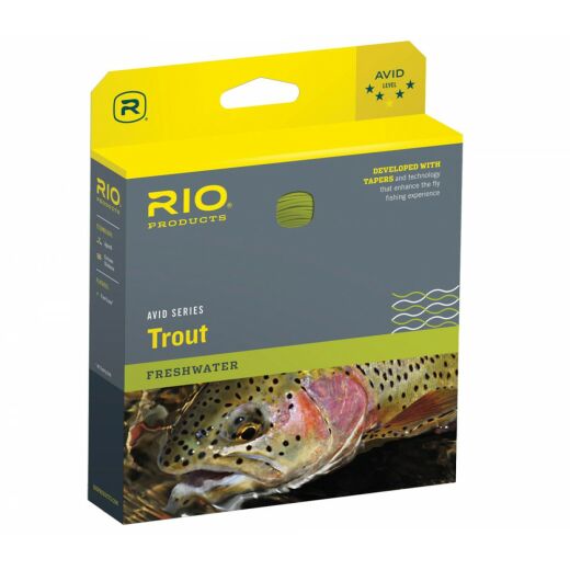 RIO Avid Trout Freshwater WF6F - Pale Yellow