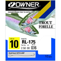 Owner Vorfachhaken Forelle blau RL-175 60cm 10