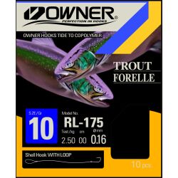 Owner Forelle blau RL-175 gebunden – 60 cm / Gr. 10