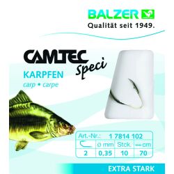 Balzer Camtec Speci Karpfen extra stark schwarz 70cm #2