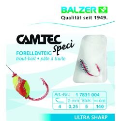Balzer Camtec Speci Forellenteig rot 130cm #6