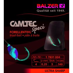Balzer Camtec Speci Forellenteig rot gebunden &ndash; Gr. 6