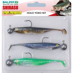 Balzer Shirasu Holo Yoko Gummik&ouml;der-Set 8cm | 5g,...