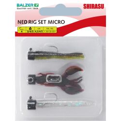 Balzer Micro Ned Rig Set, 4,5cm, 3g, 4g, 5g