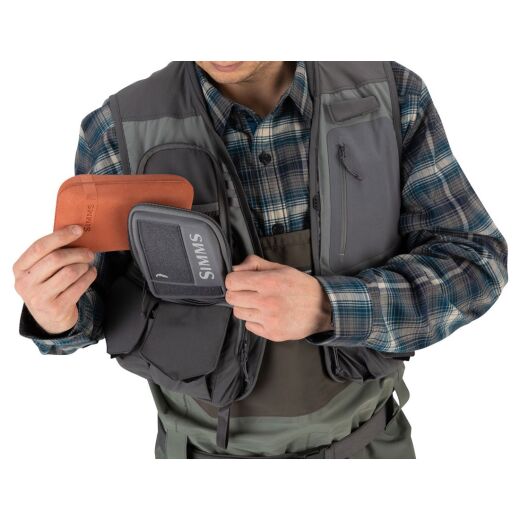 Simms Freestone Vest Pewter