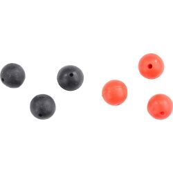 Balzer Gummiperlen rot, schwarz