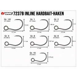VMC 7237B Light Inline Haken Schonhaken