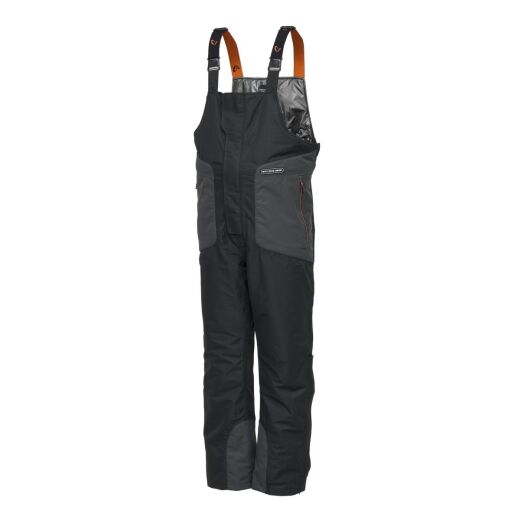 Savage Gear Heatlite Thermo Bib and Brace | Latzhose Black Ink/Grey