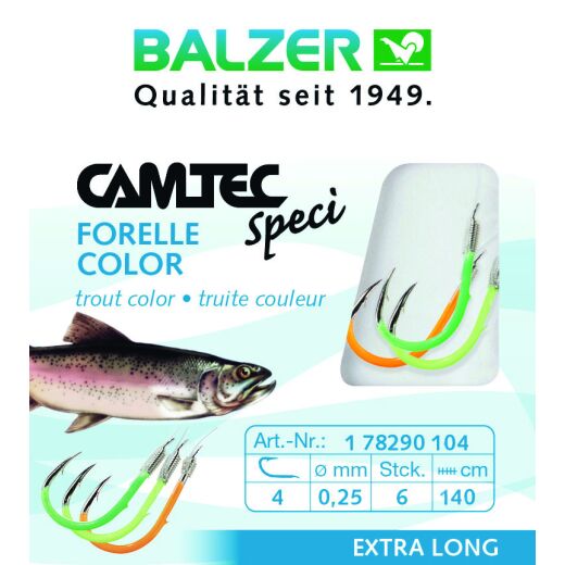 Balzer Camtec Forelle farbig 140cm UV
