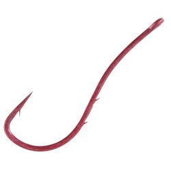 Owner Wurmhaken mit &Ouml;hr dunkelrot 53118