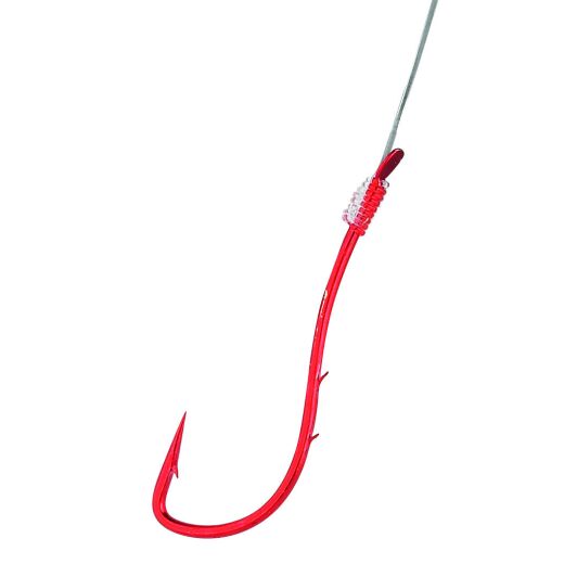 Owner Vorfachhaken Aal rot RL-9330 70cm