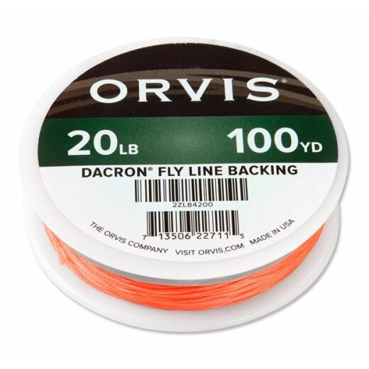 Orvis Dacron Fly Line Backing Orange , 30lb , 400yd