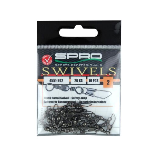 Spro Tönnchenwirbel mit Karabiner 12 , 8kg