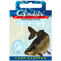 Gamakatsu Vorfachhaken Karpfen LS-3320, 75 cm