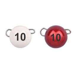 Spro Freestyle Tungsten Bottom Jig White/ Red 5g